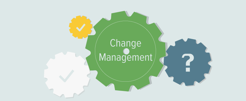 Change management cog wheels